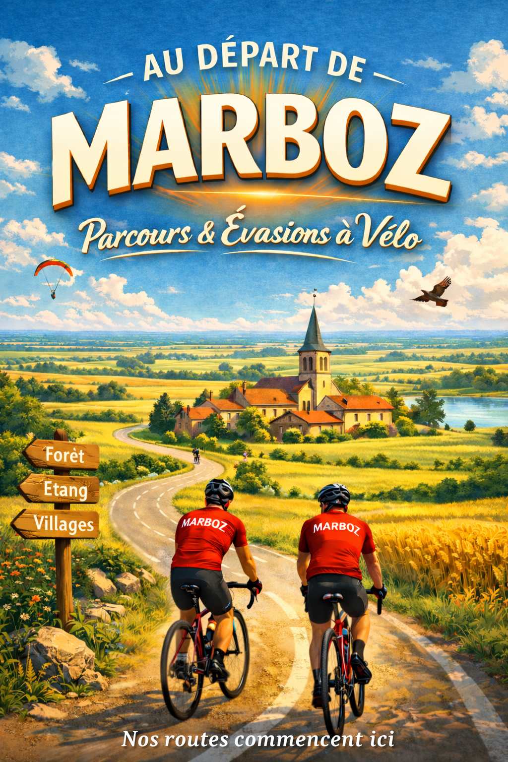 Au départ de Marboz